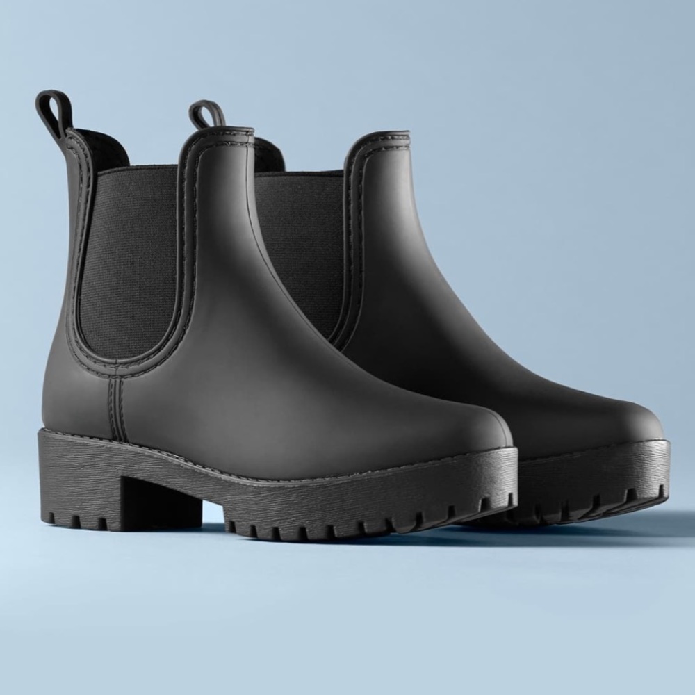 Cloudy Waterproof Chelsea Rain Boot